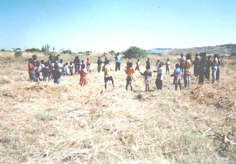 Praying at Allocated Land